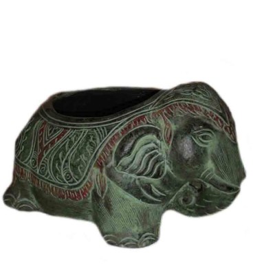 Кашпо "Слон"  L38см /керамика/