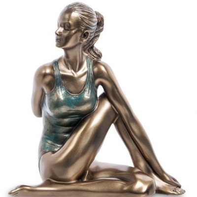 Статуэтка декоративная "Девушка-Йога"