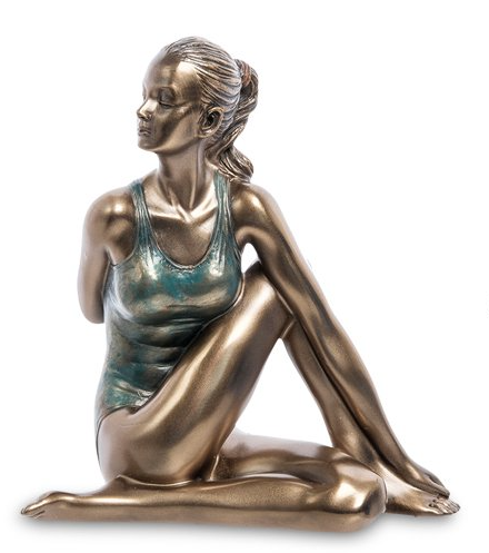 Статуэтка декоративная "Девушка-Йога"