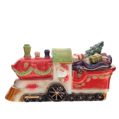 Фигурка декоративная с подсветкой "Поезд" (3хАА, н/п), L35 W11,5 H18,5 см