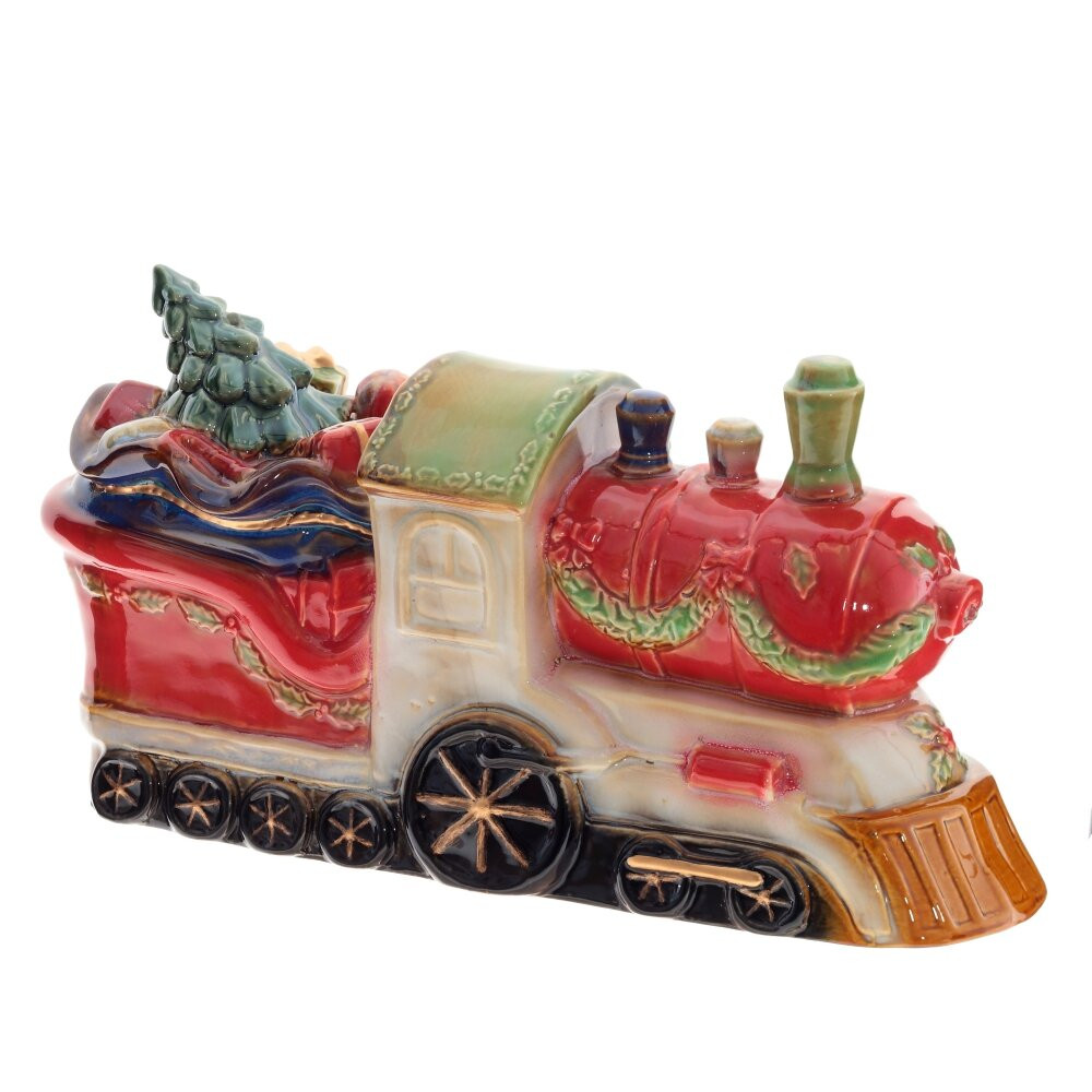 Фигурка декоративная с подсветкой "Поезд" (3хАА, н/п), L35 W11,5 H18,5 см