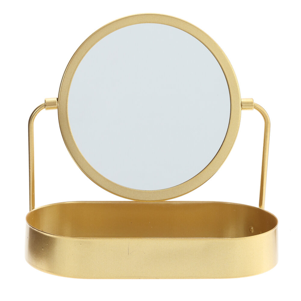 Зеркало настольное, L20 W10 H18,5 см