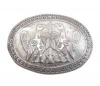 Брошь "Два голубя"