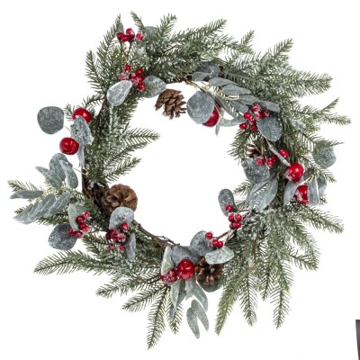 Изделие декоративное "Венок", L57 W16 H57 см