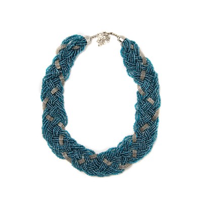 FK0720-070 Колье из бисера, L18см, бисер