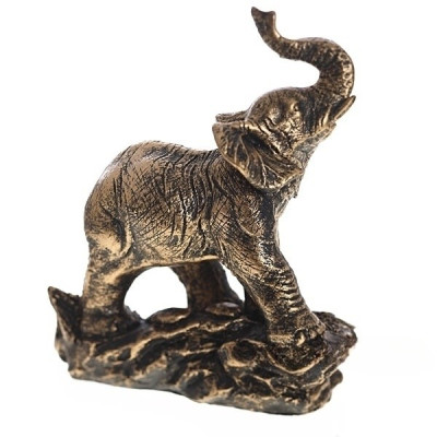 Декоративная фигурка "Слон на скале"