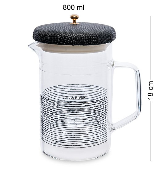 GS- 58/2 Кувшин с крышкой "Нити" 800мл