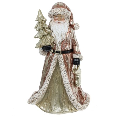 Фигурка декоративная "Дед Мороз", L10 W7 H16 см, 2в. Фигурка декоративная "Дед Мороз", L10 W7 H16 см, 2в.
