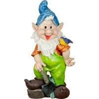 Декоративная садовая фигурка "Гном-дровосек"