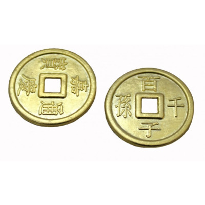 Декоративная монета "Иероглифы" 15 шт.