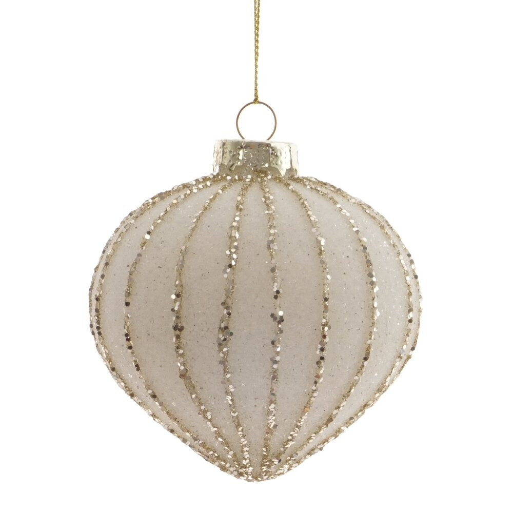 Украшение новогоднее "Капля", L8 W8 H9 см