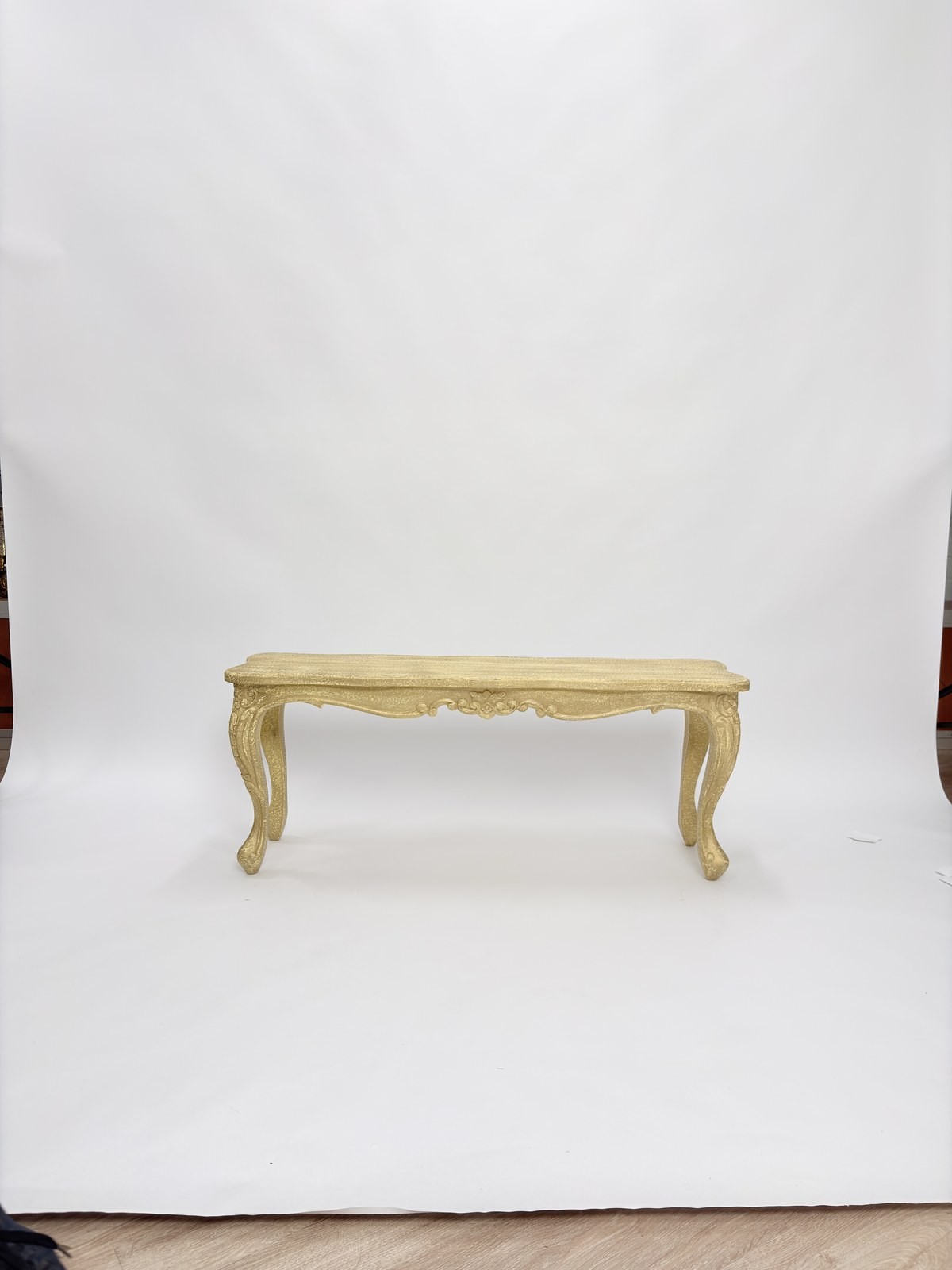 Столик резной, дерево манго, 114×45×34 см