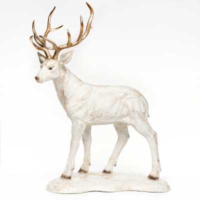 Интерьерная статуэтка "Олень с золотыми рогами"      