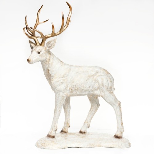Интерьерная статуэтка "Олень с золотыми рогами"      