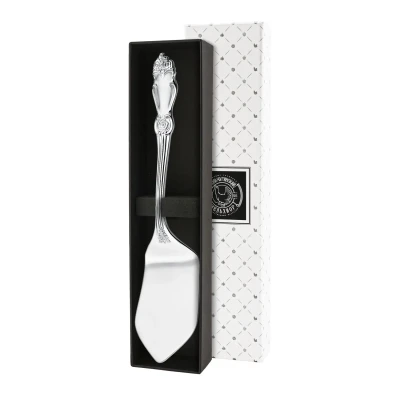 Лопатка для пирожного "Серебряная роза" посеребренная