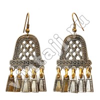 Серьги "Распаханное поле"