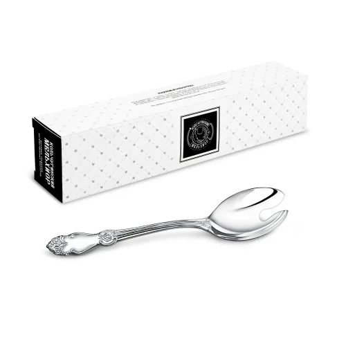 Вилка для салата "Серебряная роза" посеребренная Вилка для салата "Серебряная роза" посеребренная