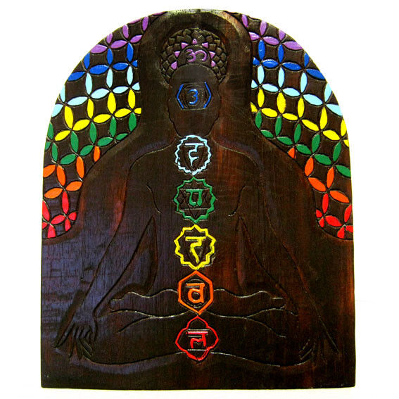 Панно Семь чакр, 40см дерево Панно Семь чакр, 40см дерево