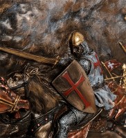 Декоративное панно "Сражение при Хаттине"  