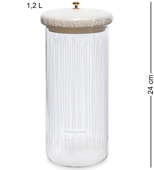 GS- 59/2 Банка с крышкой "Нити" 1,2л