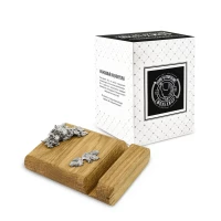 Подставка  для телефона "Новогодняя" никелированная