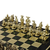 Шахматы бронзовые Рыцари Средневековья