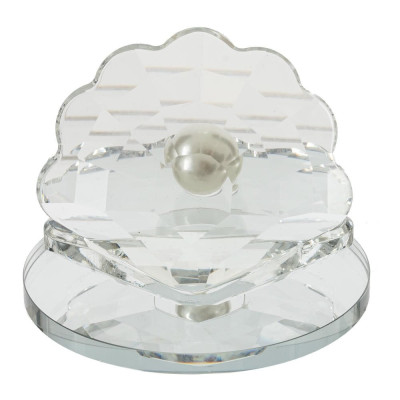 Фигурка декоративная "Жемчужина в раковине", L6 W6 H4,5 см