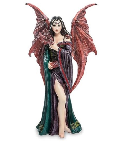 Статуэтка "Волшебница и дракон"