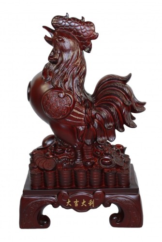 Статуэтка декоративная "Петух на подставке"