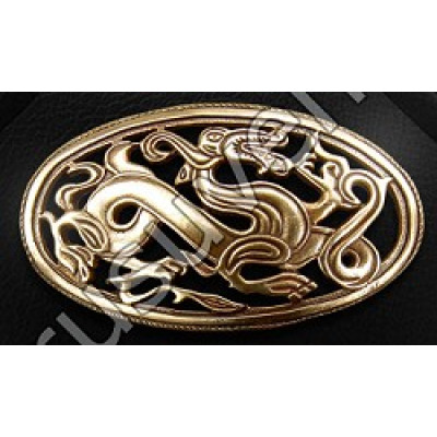 Брошь "Огненный дракон"