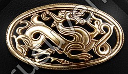 Брошь "Огненный дракон"