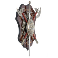 Панно "Рыцарские доспехи", L33 W6 H43 см