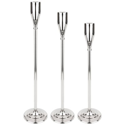 Комплект из 3-х Подсвечников.диаметр 13,5 см Высота 81 см 71 см 61 см Латунь (кор=1комп.)