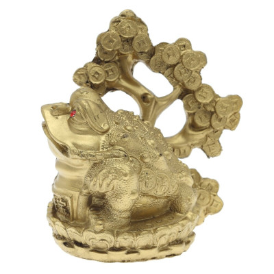 Фигурка декоративная "Лягушка денежная", L7 W8,5 H9,5 см