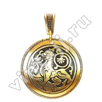 Подвеска "Лев, побеждающий дракона"