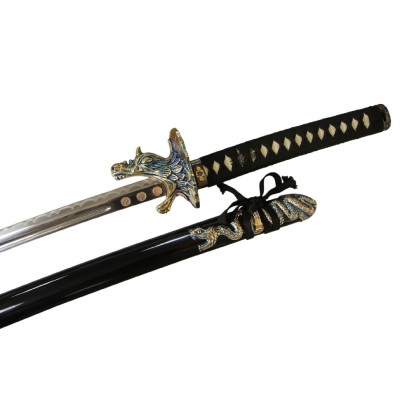 Катана "Дракон пожирающий змею" самурайский меч