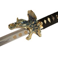 Катана "Дракон пожирающий змею" самурайский меч