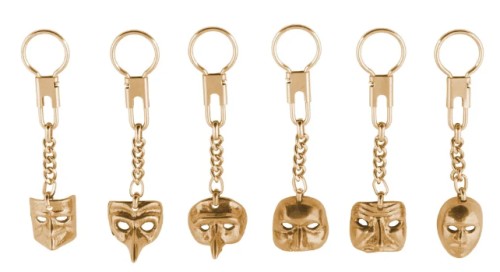 Набор брелоков "Карнавальные маски"