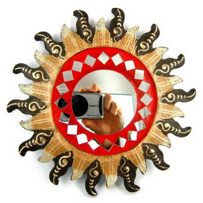 Зеркальное панно "Солнце"  