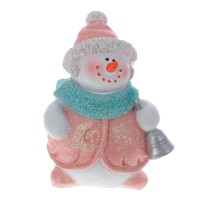 Фигурка декоративная "Снеговик", 4в, L5,5 W5,5 H8,5 см, 4в.