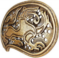 Брошь "Храбрый барс"