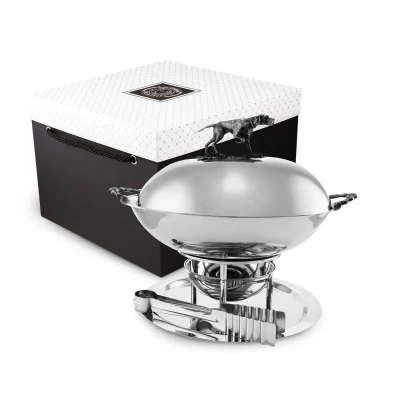 Мармит "Пойнтер" никелированный с литыми элементами