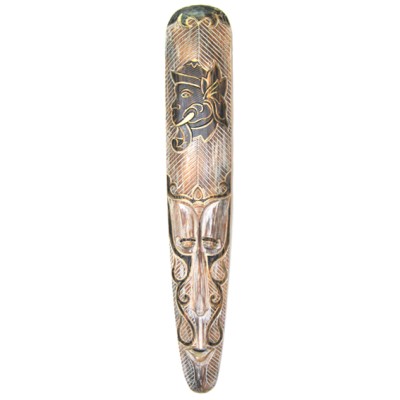 Панно Маска 100х16см, дерево