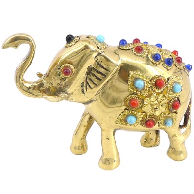 Слон статуэтка 7х9х3,5см, латунь