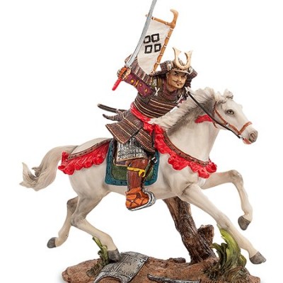 Статуэтка "Самурай на белом коне"