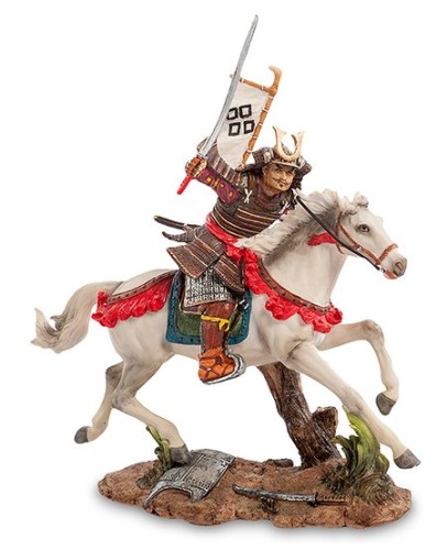 Статуэтка "Самурай на белом коне"