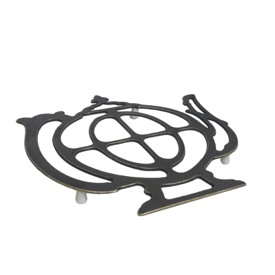 Подставка под горячее "Чайник" под бронзу