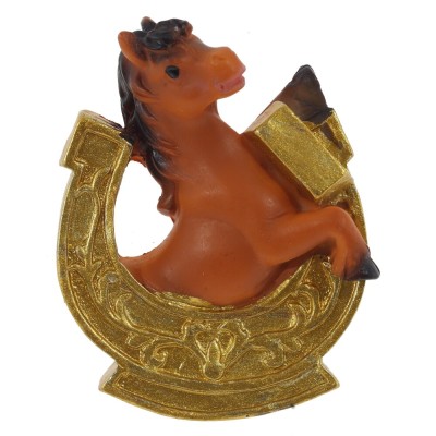 Магнит "Лошадка с подковой", L4,5 W1,5 H5,5 см, 6в. Магнит "Лошадка с подковой", L4,5 W1,5 H5,5 см, 6в.
