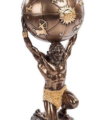 Статуэтка-шкатулка "Атлант"