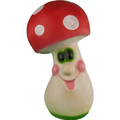 Декоративная садовая фигурка "Смеющийся мухомор"